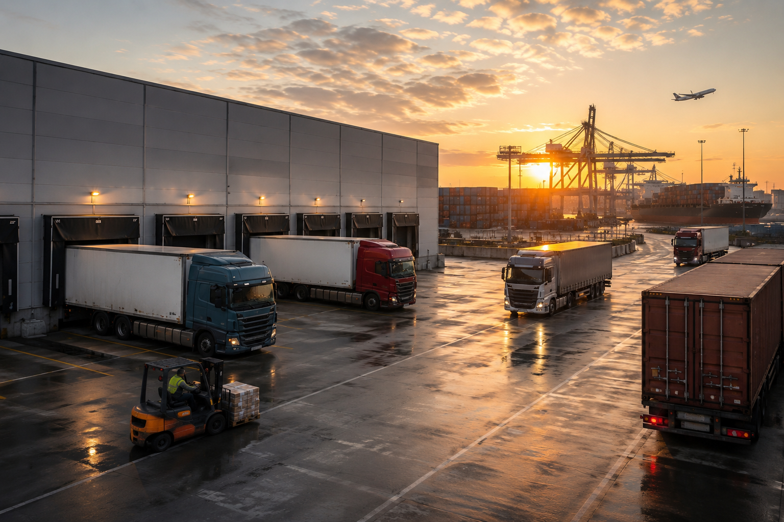 Logistik: Waren bewegen sich, Zahlungen kommen später