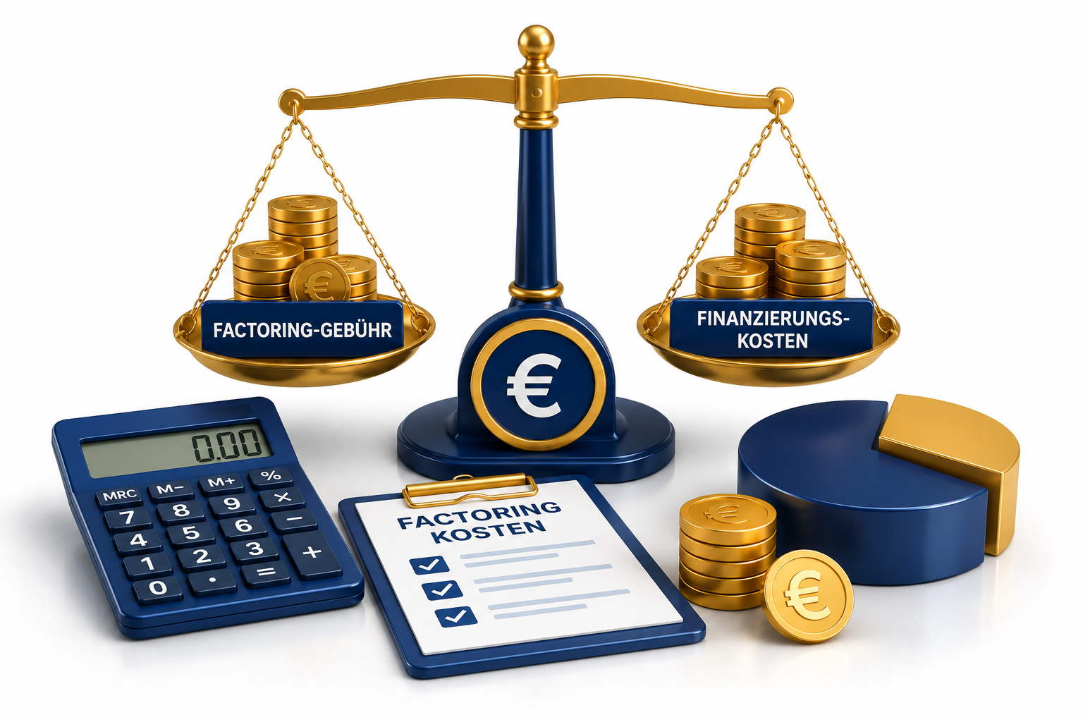 Illustration zum Thema Factoring-Kosten